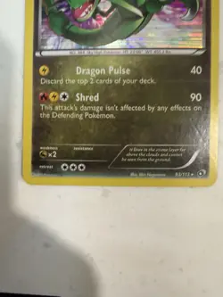 Rayquaza 93/113 Legendary Treasures Holo Rare Pokemon TCG English - Image 3