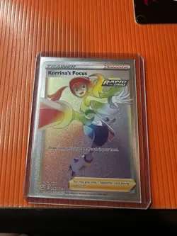Korrinas Focus 174/163 Rainbow Secret Rare Battle Styles M/NM Pokemon TCG - Image 1