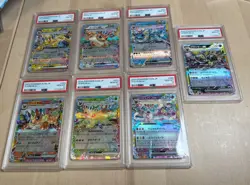 PSA10 Eeveelution Sequential Set Of 7 2024 Pokemon Japanese Sv8A-Terastal Fest - Image 1