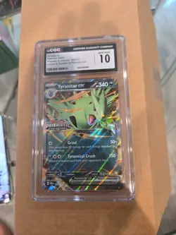CGC 10 Tyranitar ex 064/131 Stamped - Prismatic Evolutions - Pokemon - Image 1
