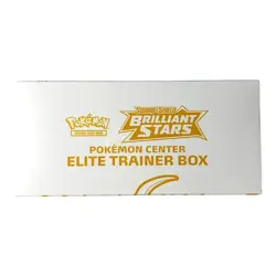 Pokemon TCG Sword Shield Brilliant Stars Pokemon Center Elite Trainer Box SEALED - Image 5