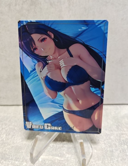 Tifa Trading Card Waifu Goddess Story Anime Girl holo Karte Manga Full Art - Image 1