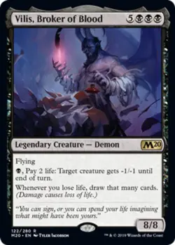 1x Vilis, Broker of Blood NM-Mint, English Core Set 2020 MTG Magic - Image 1