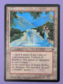 MTG Magic The Gathering: Fallen Empires: Rainbow Vale Rare - NM - Image 1