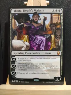 Liliana, Death's Majesty - Modern Horizons 3 Commander - NM (See pics) MTG - Image 1