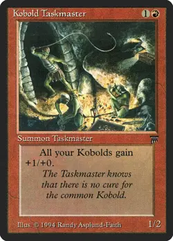 MTG Kobold Taskmaster - N/A / English / Moderately Played - Image 1
