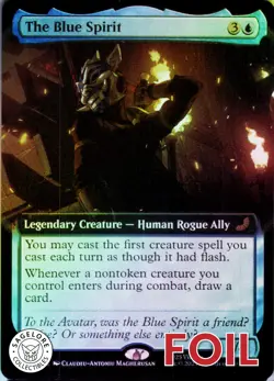 MTG The Blue Spirit (Extended Art) (178) | NM Foil | Avatar: Eternal-Legal {TLE} - Image 1