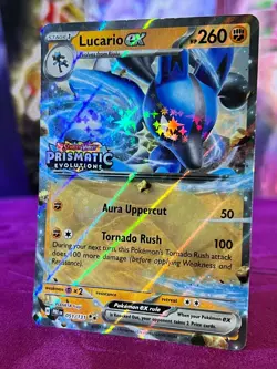 Pokemon TCG | Lucario ex (xPRE 051) | EN | NM | Prismatic Evolutions Stamp - Image 2
