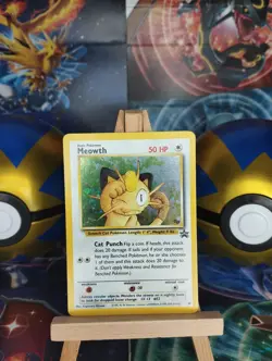 Pokemon Karte Mauzi (WP 10) EN Meowth GameBoy Promo Stamp WOTC Wizards PSA GD - Image 1