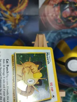 Pokemon Karte Mauzi (WP 10) EN Meowth GameBoy Promo Stamp WOTC Wizards PSA GD - Image 2