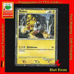 Raikou - Pokemon Karte TCG HGSS19 Black Star Promo Black Star Promo /N57 - Image 1