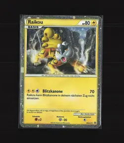 Raikou - Pokemon Karte TCG HGSS19 Black Star Promo Black Star Promo /N57 - Image 2