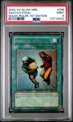 Snatch Steal MRL 1st Ed PSA 9 Ultra Rare #036 Yugioh 2002 - Image 1