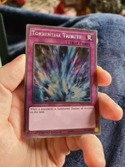 Yugioh Torrential Tribute NKRT-EN043 Limited Platinum Rare - Image 1