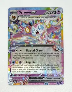 Pokemon Sylveon EX TCG Double Rare Holo Card 86/191 Surging Sparks - Image 1