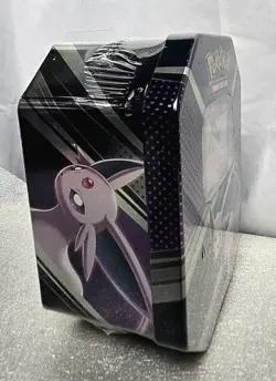 Espeon V Heroes Tin Pokemon Cards TCG Factory Sealed 4 Booster Packs 2022 - Image 4