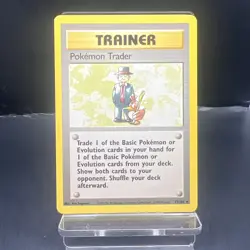 Pokemon Cards: Pokemon Trader 77/102: Base Set Rare Trainer: LP - Image 1