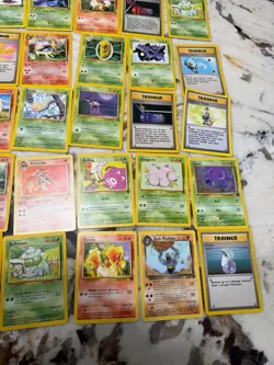 42 random trading card Pokemon lot- 1990s VINTAGE LOT 1 - Image 3