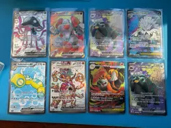 Pokemon TCG Full Art Mixed Card Lot of 8 from Various Sets - Image 1