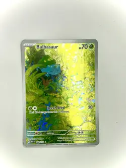 Bulbasaur 166/165 Holo Illustration Rare English S & V 151 - Pokemon Card - Image 1