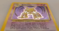 ✨Pokemon Base Set Alakazam 1/102 MP Card - Rare Collectible Trading Game Item #1 - Image 3