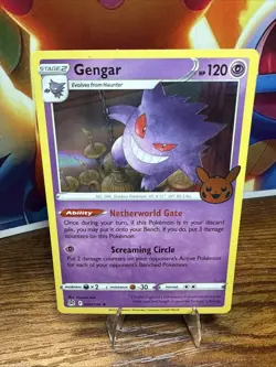 Pokemon TCG Gengar Reverse Holo Rare Card 066/196 Lost Origin Pack To Sleeve Nm - Image 1