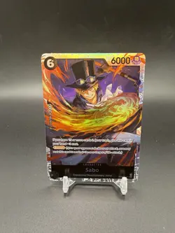 One Piece TCG | Sabo PRB02-014 SR - One Piece Card the Best Vol. 2 NM - Image 1