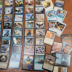 Whole COMMANDER Magic Deck - Heaven to Earth Games = Kangee Sky Warden BIRDS Fly - Image 2