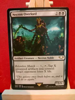 Necron Overlord - Warhammer 40,000 (40k) - Rare - NM (See pics) MTG - Image 1