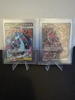 2025 Pokemon Mega Charizard UPC promos Charizard EX #23 and Oricorio EX #24 NM - Image 1
