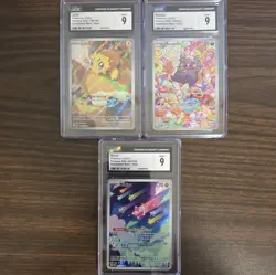 Lot of 3 CGC 9 Graded Paradox Rift (2023) Pokemon Cards - Image 1
