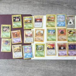 Pokemon Pikachu Meowth Charmander Cards Lot Binder Nintendo English TCG - Image 1