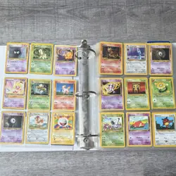 Pokemon Pikachu Meowth Charmander Cards Lot Binder Nintendo English TCG - Image 3