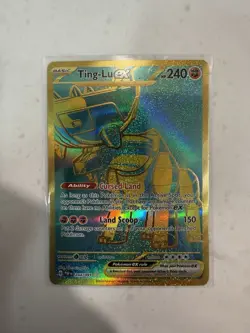 Ting-Lu ex 244/091 SV04: Paradox Rift Ultra Rare Full Art Holo Pokemon TCG - Image 1