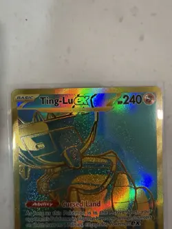 Ting-Lu ex 244/091 SV04: Paradox Rift Ultra Rare Full Art Holo Pokemon TCG - Image 2