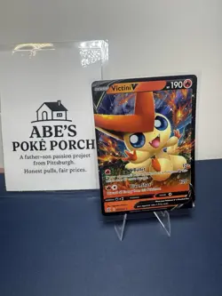 Pokemon Swsh05: Battle Styles Ultra Rare Holo Victini v 021/163 - Image 1