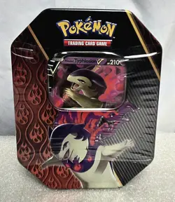 HISUIAN TYPHLOSION V TIN Divergent Powers Pokemon TCG 2022 Factory Sealed - Image 1