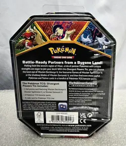 HISUIAN TYPHLOSION V TIN Divergent Powers Pokemon TCG 2022 Factory Sealed - Image 2