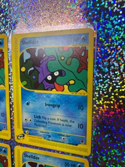 2002 Pokemon TCG Expedition Base Set Regular Non-Holo 129/165 Shellder (x4) - Image 3