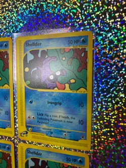 2002 Pokemon TCG Expedition Base Set Regular Non-Holo 129/165 Shellder (x4) - Image 4