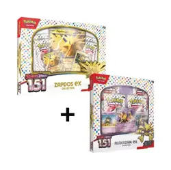 Pokemon TCG Scarlet and Violet 151 Zapdos ex & Alakazam ex Collection - 2 Boxes - Image 1