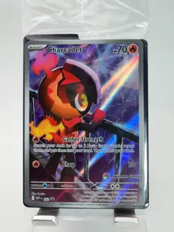 Charcadet 022 Sealed Black Star Promo - Pokemon Center Stamp - Phantasmal Flames - Image 1