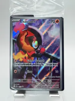 Charcadet 022 Sealed Black Star Promo - Pokemon Center Stamp - Phantasmal Flames - Image 2