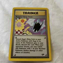 Pokemon Gym Challenge – Koga's Ninja Trick 115/132 – Uncommon Trainer - Image 1