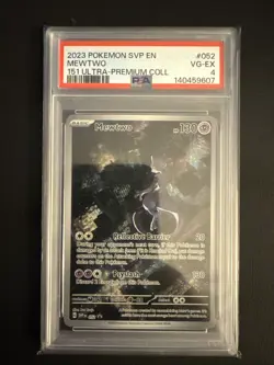 2023 POKEMON SVP EN MEWTWO 151 ULTRA PREMIUM COLL #52 PSA 4 - Image 1