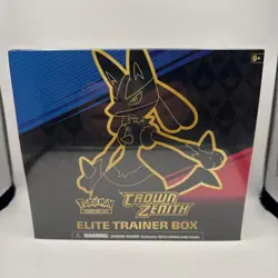 Pokemon TCG Crown Zenith Factory Sealed Elite Trainer Box - Image 1