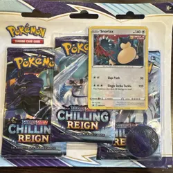 Pokemon Chilling Reign 3 Packs Blister Set Of 2 Factory Sealed Eevee and Snorlax - Image 3