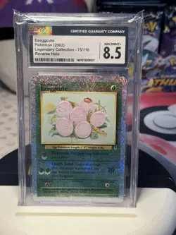 EXEGGCUTE 75/110 Reverse Holo Legendary Collection CGC 8 .5 Pokemon - Image 1