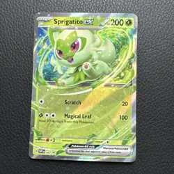 Sprigatito ex 087 Promo Scarlet & Violet Pokemon Near Mint - Image 1