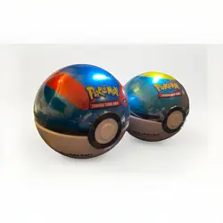 (2) Brand New Pokemon TCG: Poke Ball Tin - 3 Booster Packs + 2 Stickers - Image 2